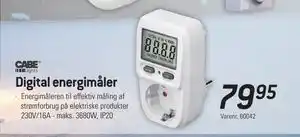 Thansen Digital energimåler, DKK 79.95 tilbud