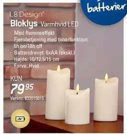 Thansen Bloklys, DKK 79.95 tilbud
