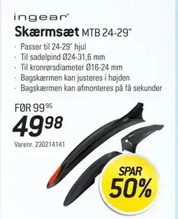 Thansen Skærmsæt, DKK 49.98 tilbud