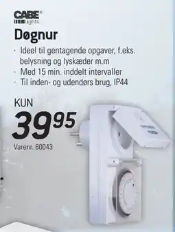 Thansen Døgnur, DKK 39.95 tilbud