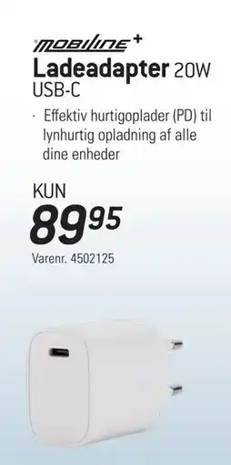 Thansen Ladeadapter, DKK 89.95 tilbud