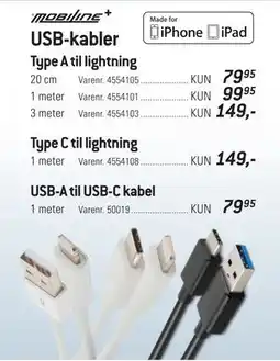 Thansen USB-kabler tilbud