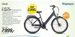 Thansen El-cykel 28, DKK 7999 tilbud