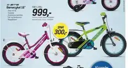 Thansen Børnecykel 16, DKK 999 tilbud