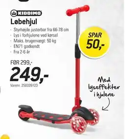 Thansen Løbehjul, DKK 249 tilbud