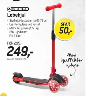 Løbehjul, DKK 249