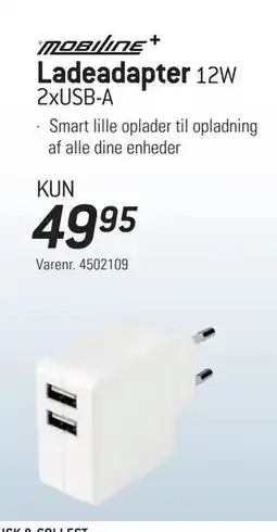Thansen Ladeadapter, DKK 49.95 tilbud