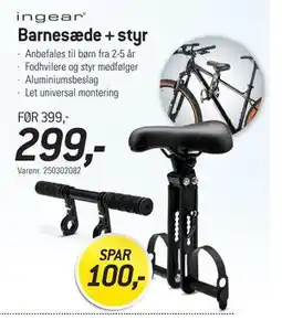 Thansen Barnesæde + styr, DKK 299 tilbud