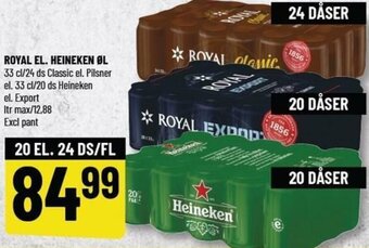 Løvbjerg Royal El. Heineken Øl tilbud
