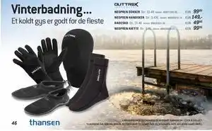 Thansen NEOPREN SOKKER, DKK 99.95 tilbud