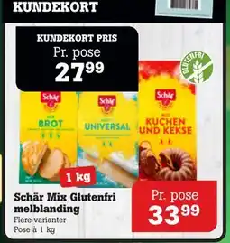 Poetzsch Padborg Schär Mix Glutenfri melblanding, DKK 33.99, Medlemspris tilbud