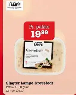 Poetzsch Padborg Slagter Lampe Grevefedt, DKK 19.99 tilbud