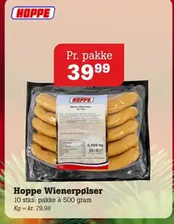 Poetzsch Padborg Hoppe Wienerpølser, DKK 39.99 tilbud