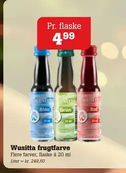 Poetzsch Padborg Wusitta frugtfarve, DKK 4.99 tilbud