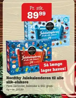 Poetzsch Padborg Nordthy Julekalenderen til alle slik-elskere, DKK 89.99 tilbud