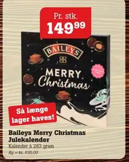 Poetzsch Padborg Baileys Merry Christmas Julekalender, DKK 149.99 tilbud