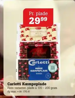 Poetzsch Padborg Carletti Kæmpeplade, DKK 29.99 tilbud