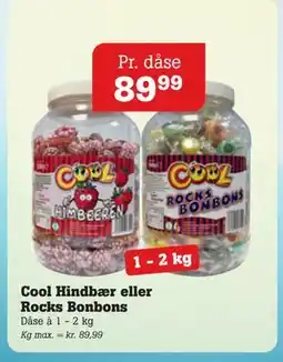 Poetzsch Padborg Cool Hindbær eller Rocks Bonbons, DKK 89.99 tilbud