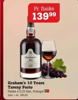 Poetzsch Padborg Graham's 10 Years Tawny Porto, DKK 139.99 tilbud