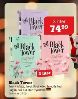 Poetzsch Padborg Black Tower, DKK 74.99 tilbud