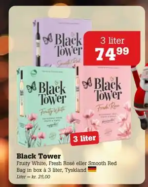Poetzsch Padborg Black Tower, DKK 74.99 tilbud