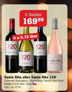 Poetzsch Padborg Santa Rita eller Santa Rita 120, DKK 169.99 tilbud