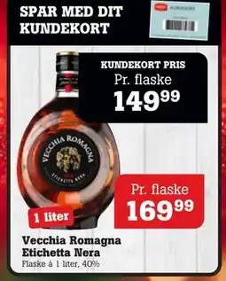 Poetzsch Padborg Vecchia Romagna Etichetta Nera, DKK 169.99, App-pris tilbud