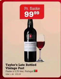 Poetzsch Padborg Taylor's Late Bottled Vintage Port, DKK 99.99 tilbud