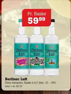 Poetzsch Padborg Berliner Luft, DKK 59.99 tilbud