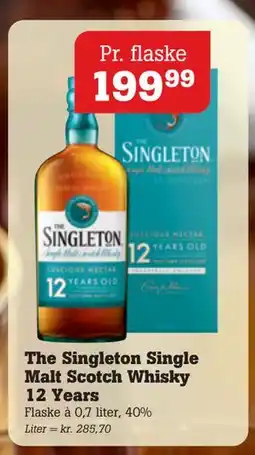 Poetzsch Padborg The Singleton Single Malt Scotch Whisky 12 Years, DKK 199.99 tilbud