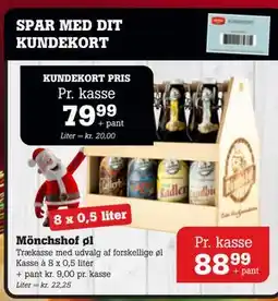 Poetzsch Padborg Mönchshof øl, DKK 88.99, Medlemspris tilbud