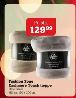 Poetzsch Padborg Fashion Zone Cashmere Touch tæppe, DKK 129.99 tilbud