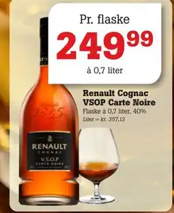 Poetzsch Padborg Renault Cognac VSOP Carte Noire, DKK 249.99 tilbud