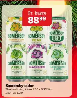 Poetzsch Padborg Somersby cider, DKK 88.99 tilbud