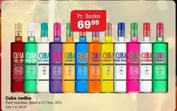 Poetzsch Padborg Cuba vodka, DKK 69.99 tilbud