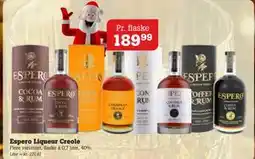 Poetzsch Padborg Espero Liqueur Creole, DKK 189.99 tilbud