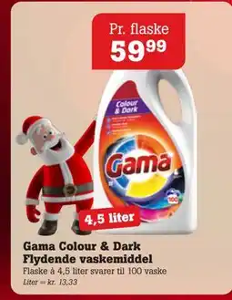 Poetzsch Padborg Gama Colour & Dark Flydende vaskemiddel, DKK 59.99 tilbud
