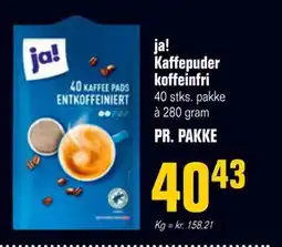Poetzsch Padborg ja! Kaffepuder koffeinfri, DKK 40.43 tilbud