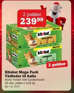 Poetzsch Padborg Kitekat Mega Pack Vådfoder til katte, DKK 239.99 tilbud