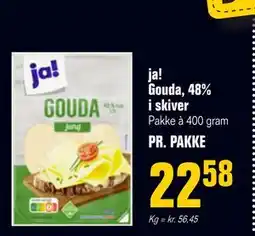 Poetzsch Padborg ja! Gouda, 48% i skiver, DKK 22.58 tilbud