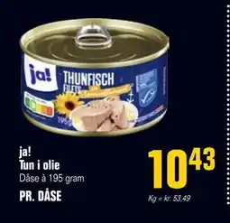 Poetzsch Padborg ja! Tun i olie, DKK 10.43 tilbud