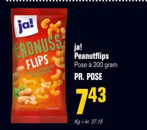Poetzsch Padborg ja! Peanutflips, DKK 7.43 tilbud