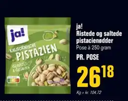 Poetzsch Padborg ja! Ristede og saltede pistacienødder, DKK 26.18 tilbud