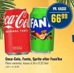 Otto Duborg Coca-Cola, Fanta, Sprite eller FuzeTea, DKK 66.99 tilbud