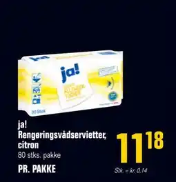 Poetzsch Padborg ja! Rengøringsvådservietter, citron, DKK 11.18 tilbud