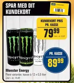 Otto Duborg Monster Energy, DKK 89.99, Medlemspris tilbud