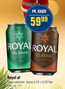 Otto Duborg Royal øl, DKK 59.99 tilbud