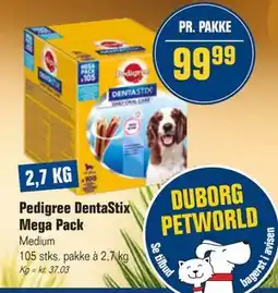 Otto Duborg Pedigree DentaStix Mega Pack, DKK 99.99 tilbud