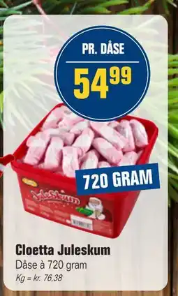 Otto Duborg Cloetta Juleskum, DKK 54.99 tilbud