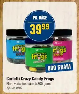 Otto Duborg Carletti Crazy Candy Frogs, DKK 39.99 tilbud